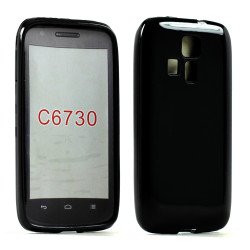 Kyocera Hydro Icon C6730 TPU Gel Case (Black)